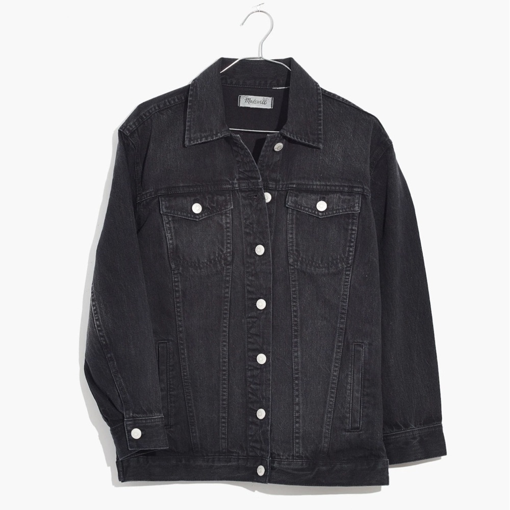 Madewell Oversized Jean Jacket in Lunar Wash